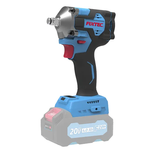 Fixtec Heavy Duty 20V Cordless Brushless Impact Wrench 1/2" High Torque Electric Wrench Price